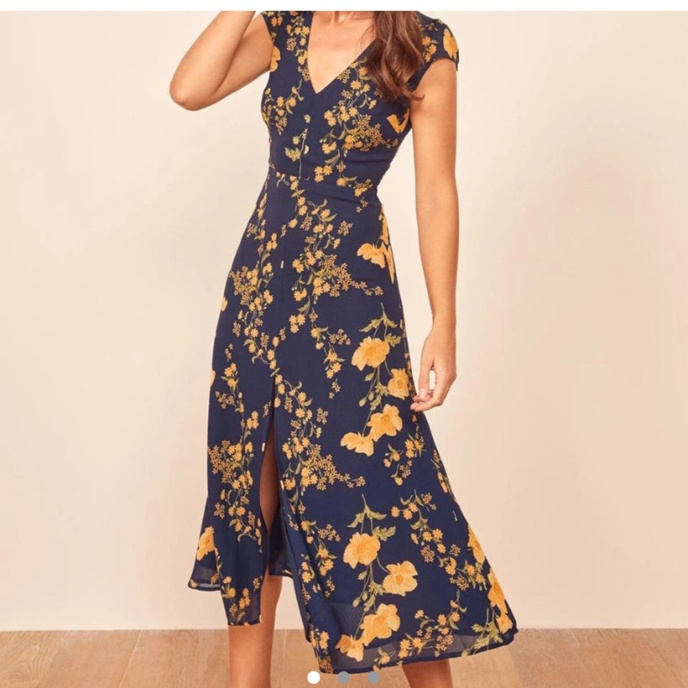 Reformation Wellfleet Midi Dress